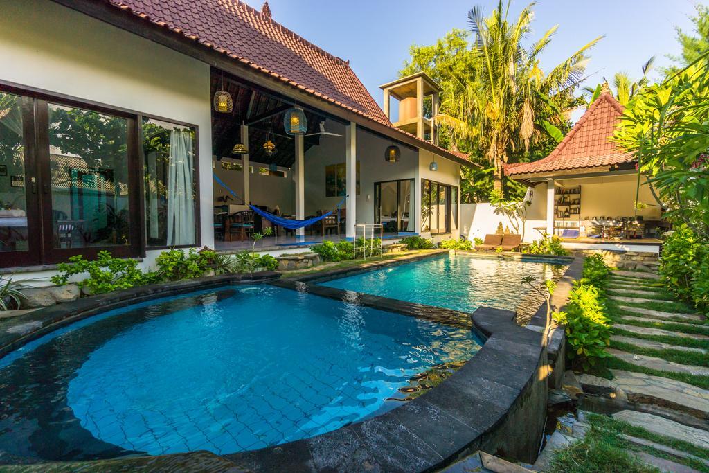 Ambary House Gili Trawangan- 2 Bedroom Private Villa, Pool Exterior foto