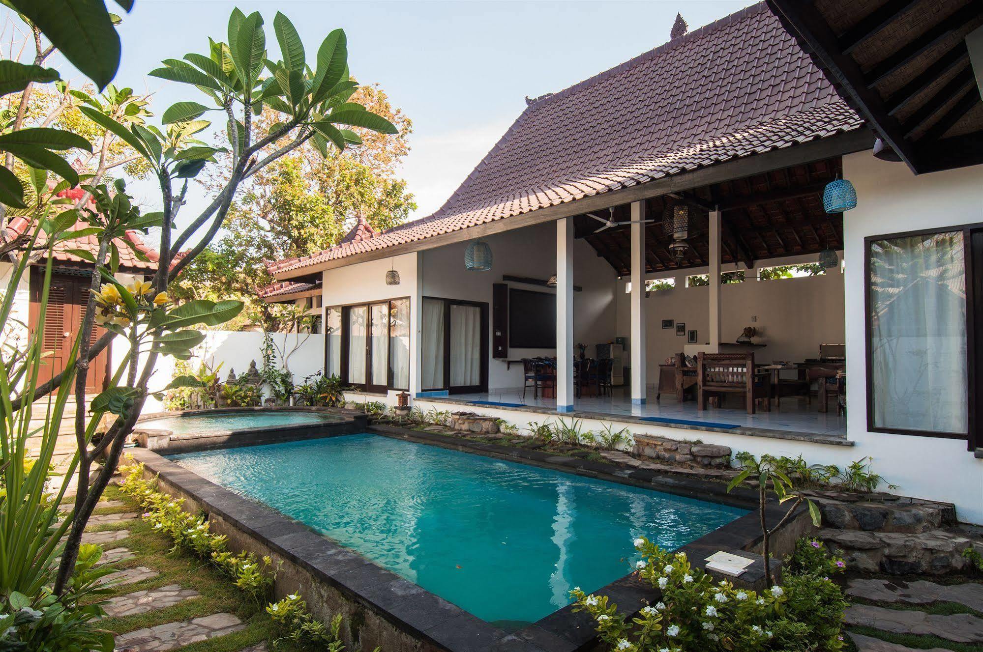 Ambary House Gili Trawangan- 2 Bedroom Private Villa, Pool Exterior foto